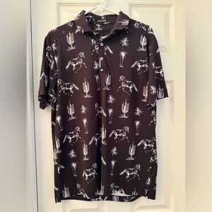 Bad Birdie “Ranch Horses” Polo MENS